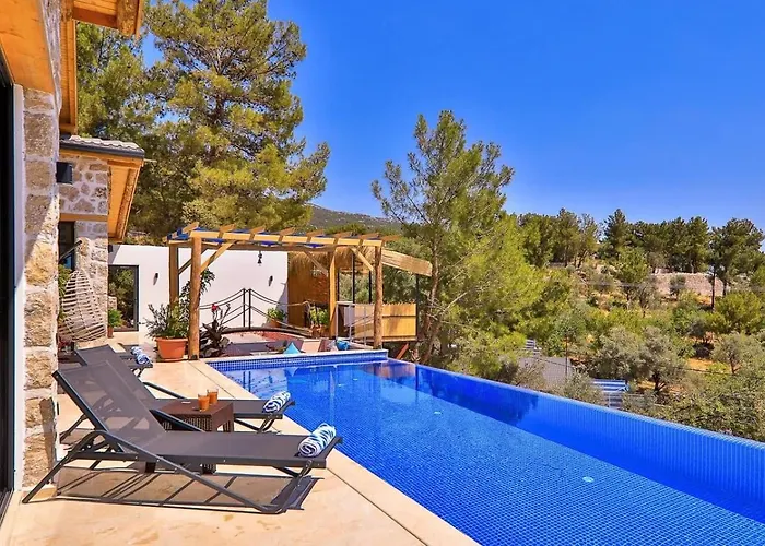 İslamlar 2 Bedroom Secluded With Private Pool Heated Pool Hot Tub Kalkan